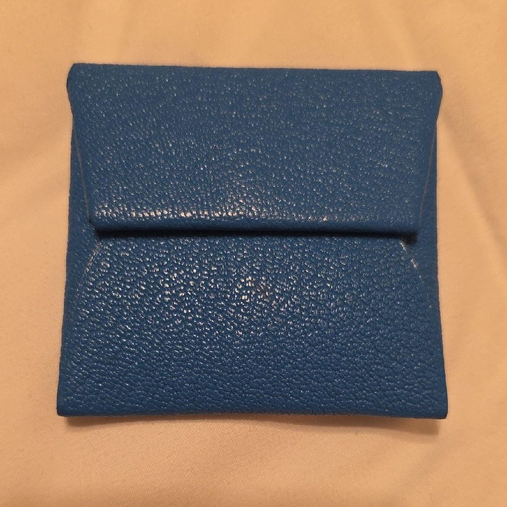 Hermes Blue and Brown Bastia Purse
